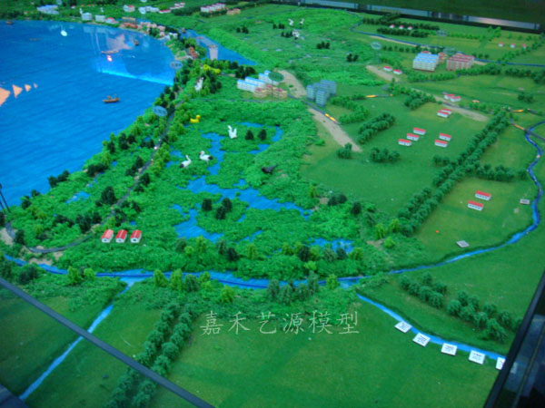 興凱湖風景區(qū)模型(圖2)