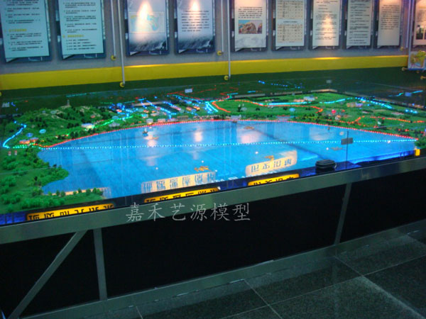 興凱湖風景區(qū)模型(圖1)